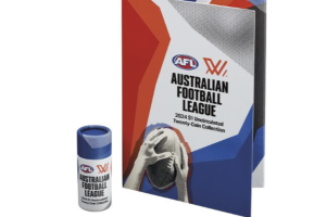 2024 AFL football 20 x $1 coin set